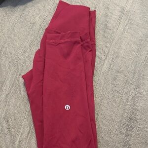 lululemon athletica Red Leggings